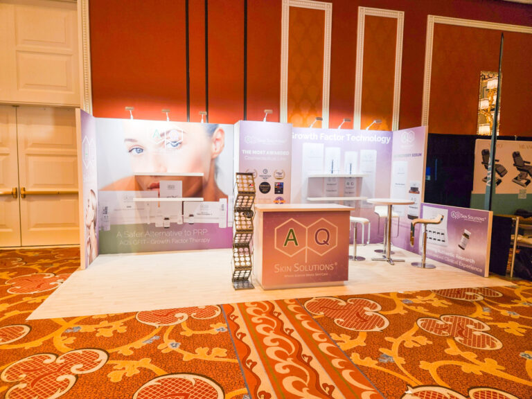 AQ Skin Solutions meets with the Spa Industry at MedSpa 2024 at the Wynn