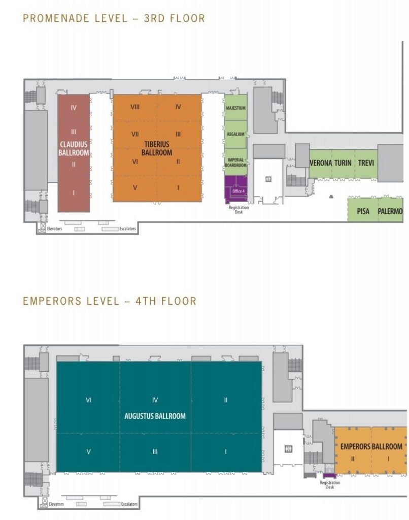 plan your trade show event at caesars palace with trade show booth design.
