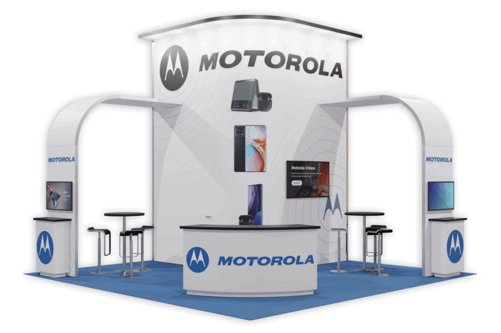 motorola custom trade show both exhibit display