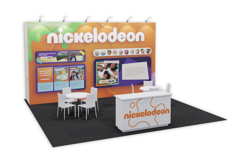 Nickelodeon trade show booth exhibit