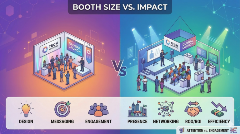 trade show booth size