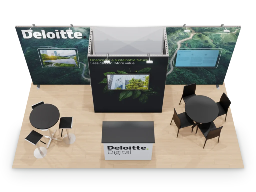 10×20 trade show booth design 1020 3A