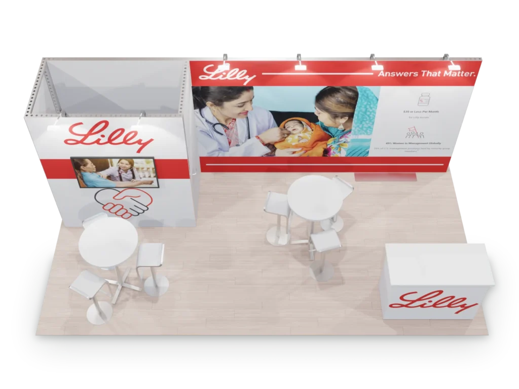 10×20 trade show booth design 1020 3CL 02