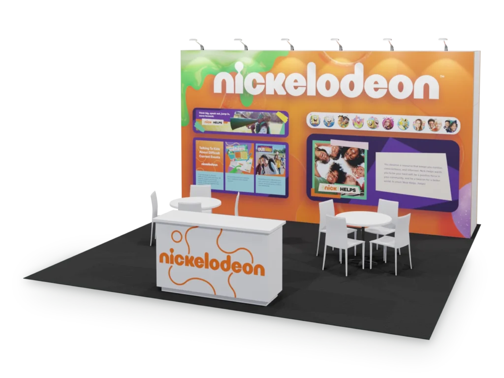 20×20 trade show booth design 2020 1B