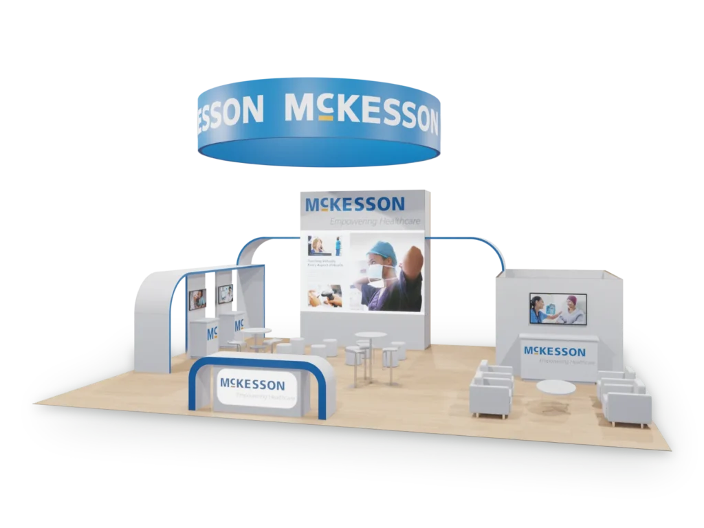 Custom trade show booth design CUSTOM 3040 1